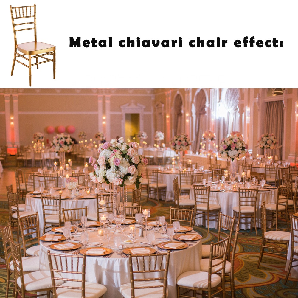 wholesale banquet hotel party events bamboo tiffany bulk silver gold metal transparent wedding chiavari chair