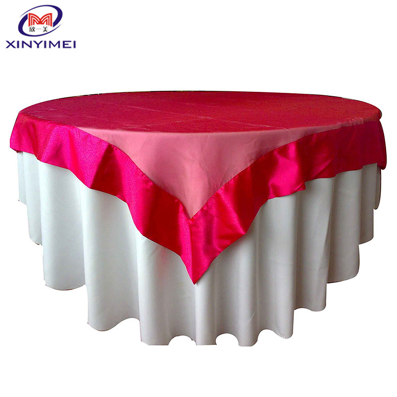 Factory price wedding polyester table cloth table linen table cover for event