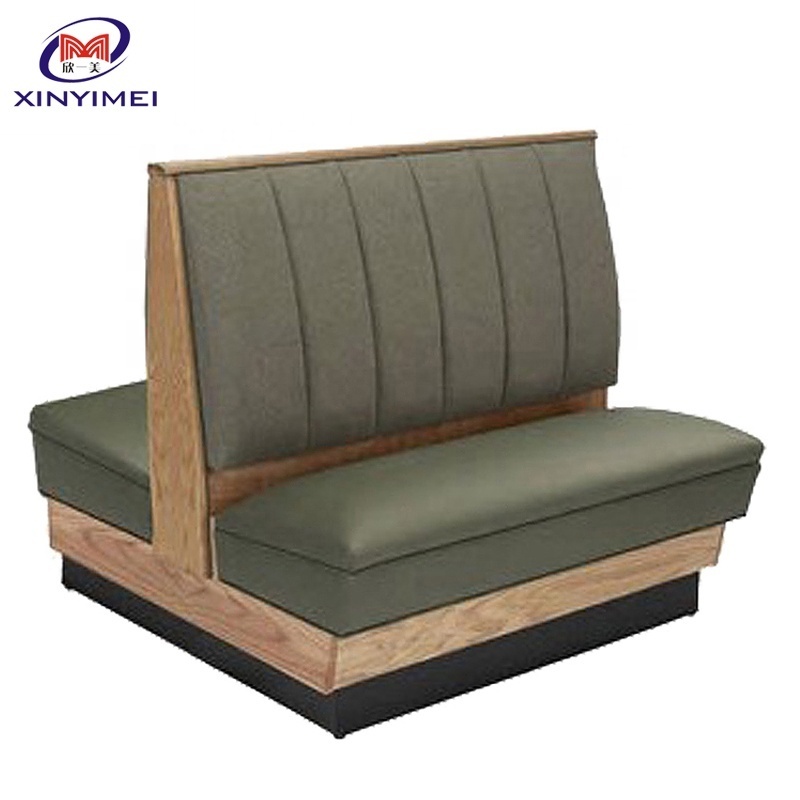 Restaurant modern top leather booth seat bar restaurant furniture sofa booth seating