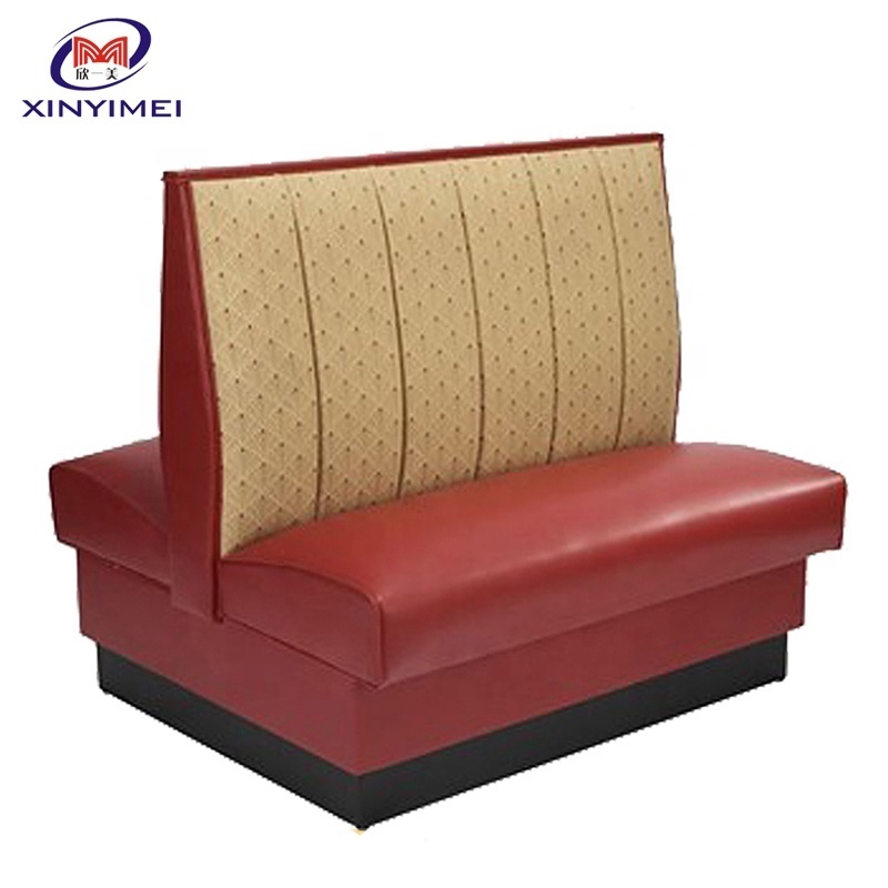 Restaurant modern top leather booth seat bar restaurant furniture sofa booth seating