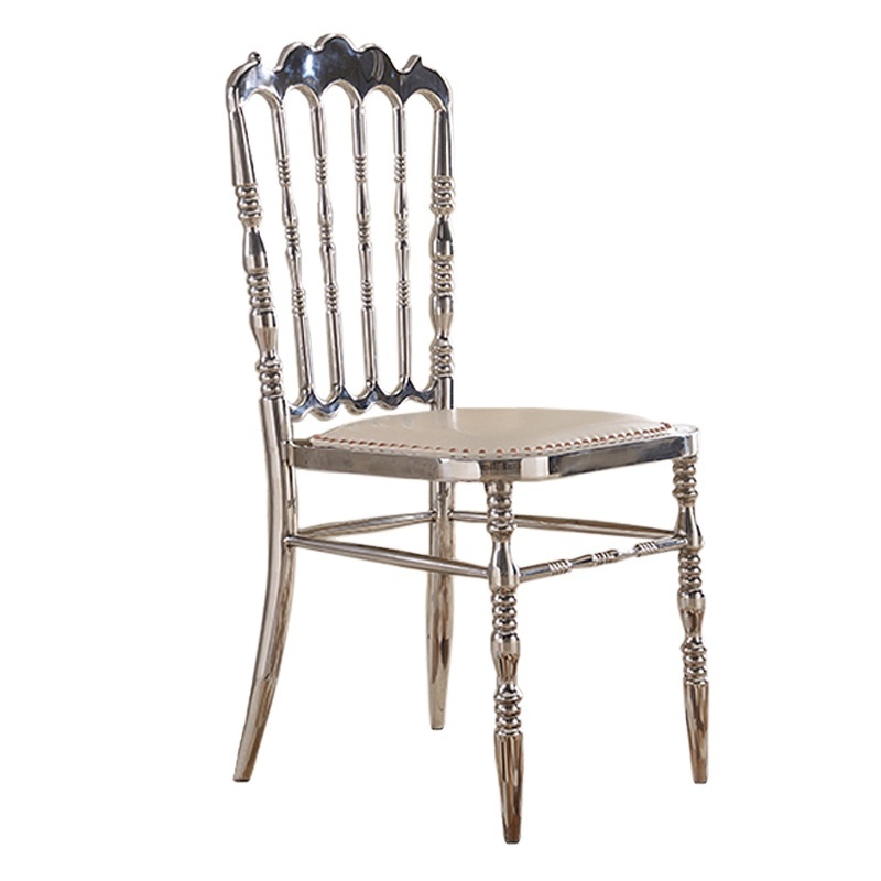 Royal stackable wedding napoleon stainless steel chairs