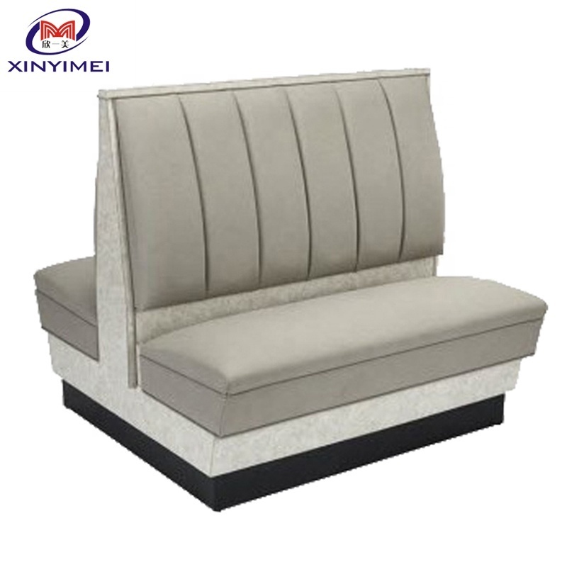 Restaurant modern top leather booth seat bar restaurant furniture sofa booth seating