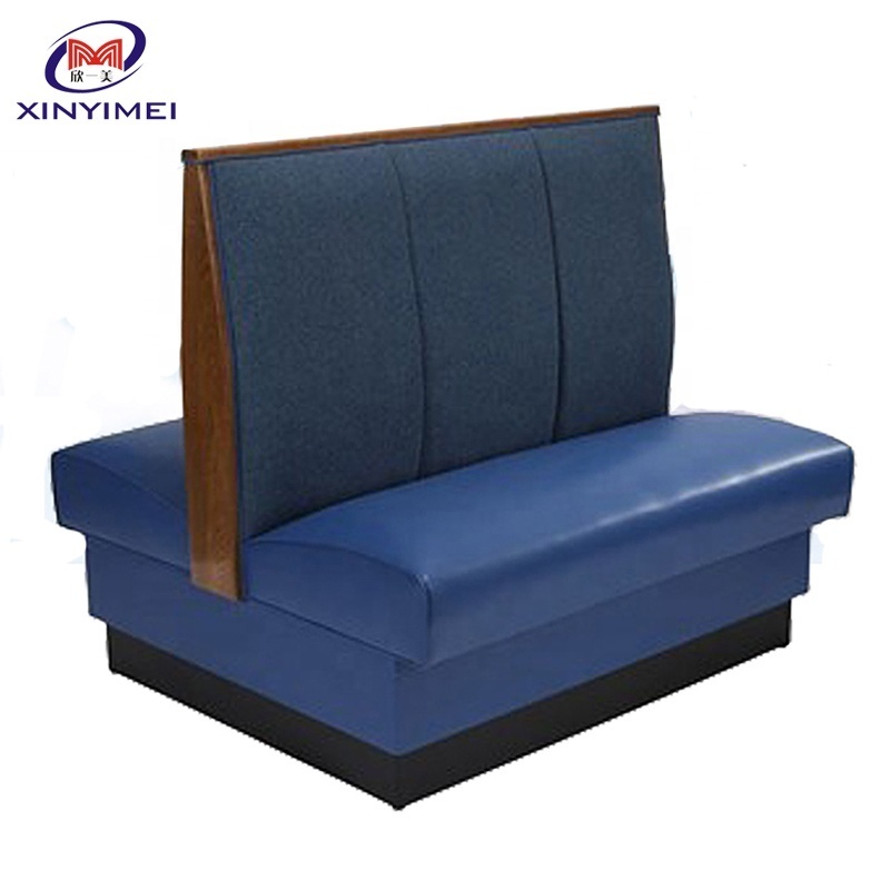 Restaurant modern top leather booth seat bar restaurant furniture sofa booth seating