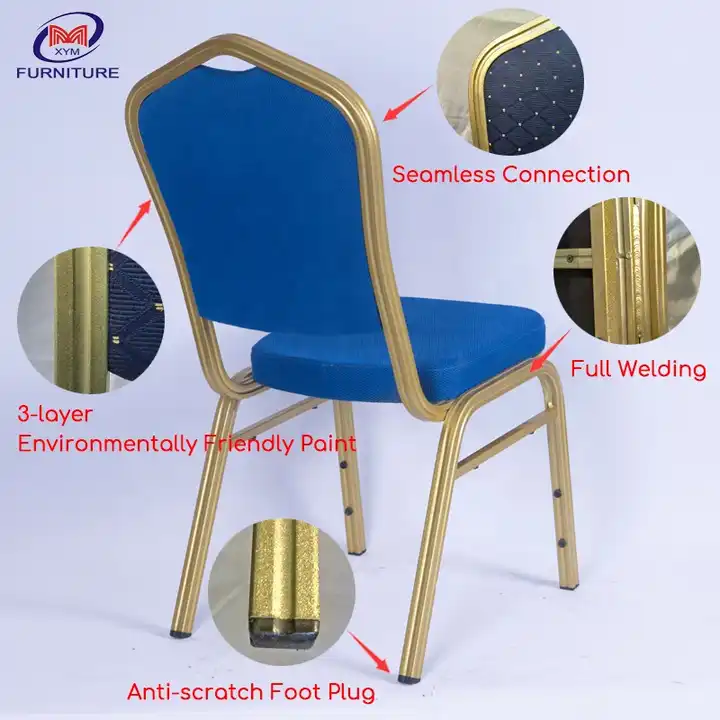 Wedding covers spandex banquet stackable chairs for events gold iron metal dome back stacking chair in beige