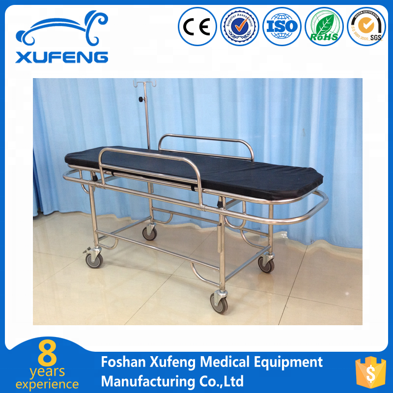 XF673 Stainless steel medical hospital patient stretcher