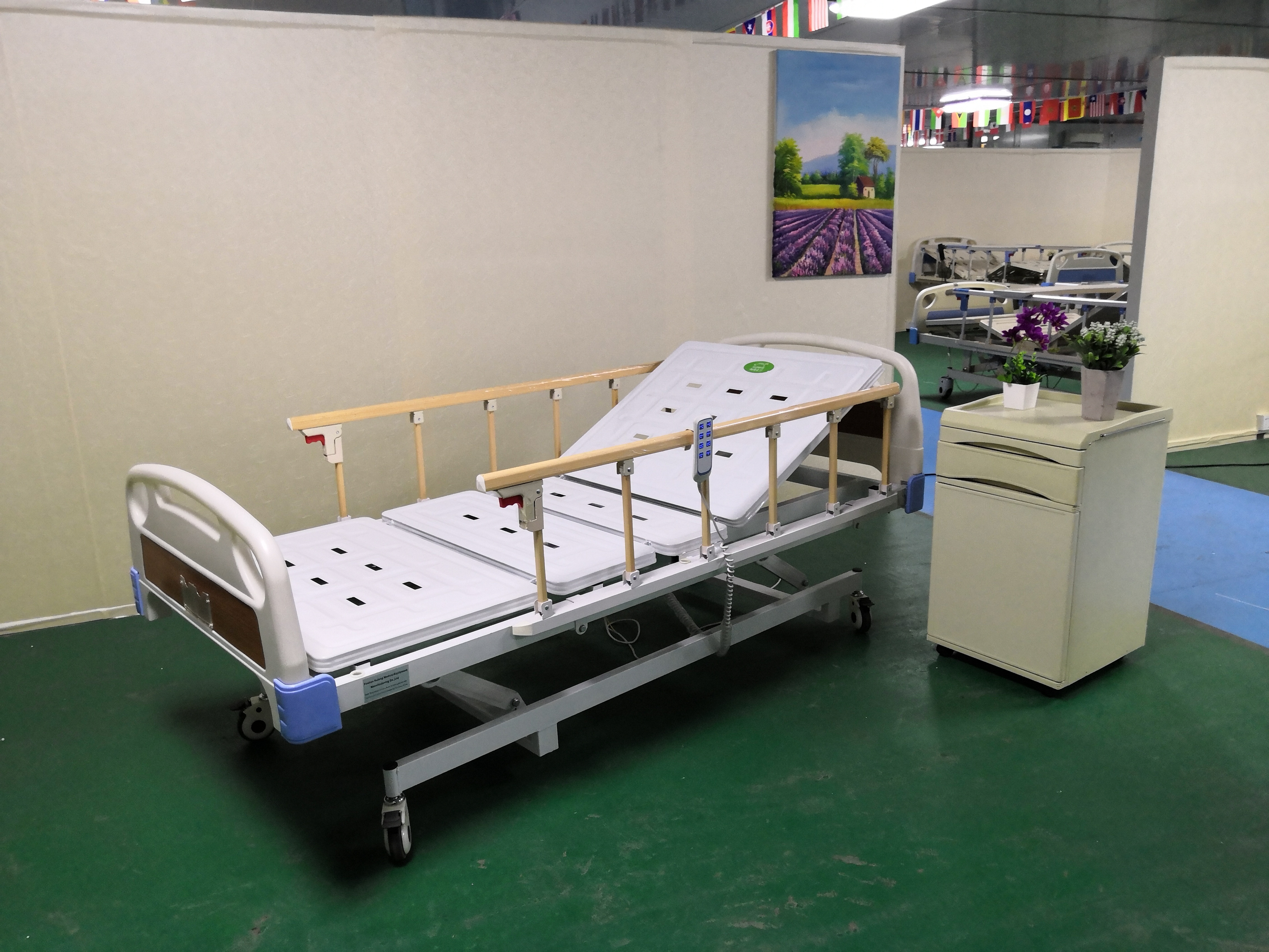 family use nursing Super Low Three Function Electric medical bed price for sale