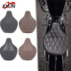 XXUN Motorcycle Front Driver Solo Seat Cover for Triumph Bobber 2017 2018 2019 2020 2021 2022 2023 Thicken Cushion Vintage Seat