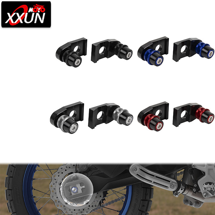 XXUN Motorcycle Accessories Rear Wheel Fork Axle Slider Swingarm Spools Stand Pick Up for Yamaha Tenere 700 XT700Z 2019-2021