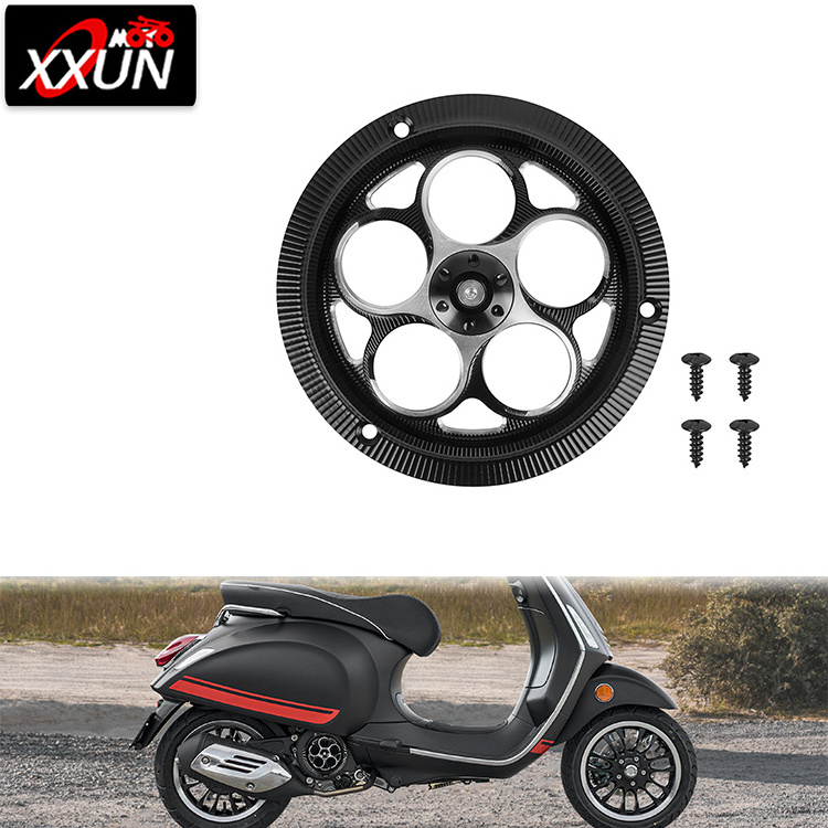 XXUN Motorcycle Accessories Engine Cover Protective Radiator Fan Protector for Piaggio Vespa Sprint Primavera 150 125 2013-2021