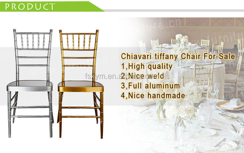 Chiavari Chair Stackable Gold Frame Royal Aluminum Hotel Chair Rental Wedding Chair Modern Metal SGS,ISO9000 T/T 30%/70%