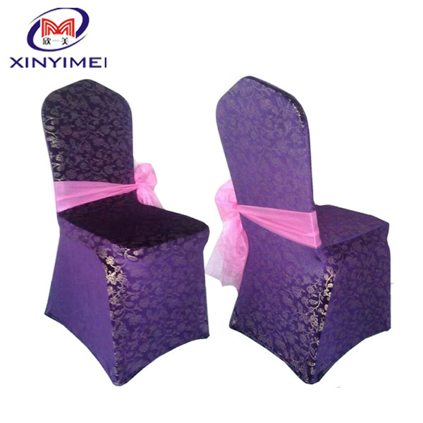 Elegant Royal Blue Satin Chair Sashes For Wedding