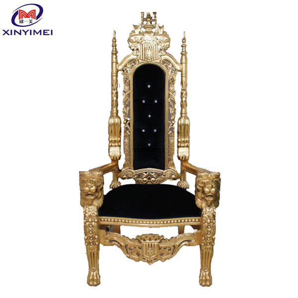 Hotel Furniture Royal Throne Chair for Wedding Antique Sino Perfect Furniture Wedding Luxury Traditional Furniture Trono