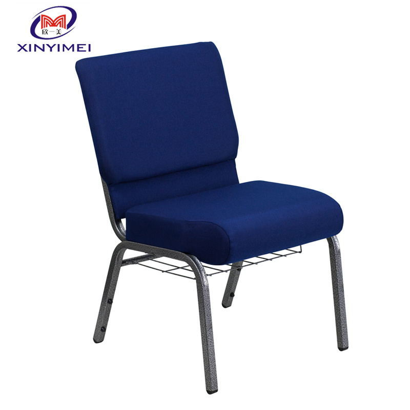 Church Chairs Metal Church Chair Used Chairs for Church for Pew New Wholesale Padded Blue Iron High Density Foam Modern Nokiac32