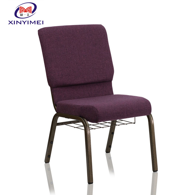 Church Chairs Metal Church Chair Used Chairs for Church for Pew New Wholesale Padded Blue Iron High Density Foam Modern Nokiac32