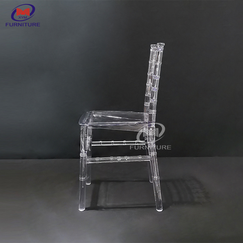 Wholesale event crystal acrylic pc pink kids seating stacking clear plastic chiavari chair for children