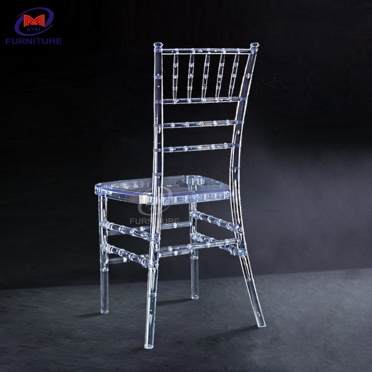 Silla Chiavari Chair Clear PC Wholesale Wedding Plastic Chair Dining Room Furniture Modern Hotel Chair Tiffany/ Resin China