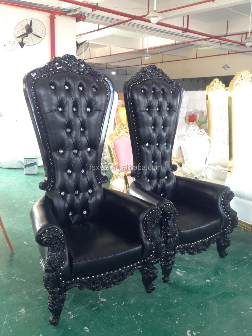 Comfortable high quality throne chair royal wedding chair