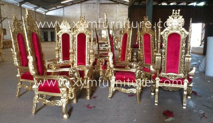 Factory direct sale royal reception chair elegant reception sofa for hotel hall