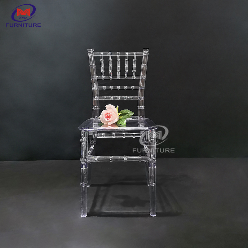 Wholesale event crystal acrylic pc pink kids seating stacking clear plastic chiavari chair for children