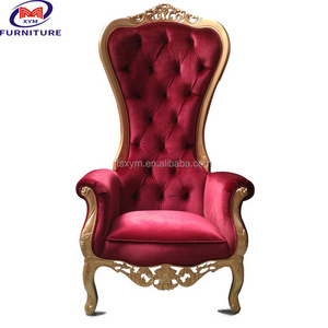 Comfortable high quality throne chair royal wedding chair