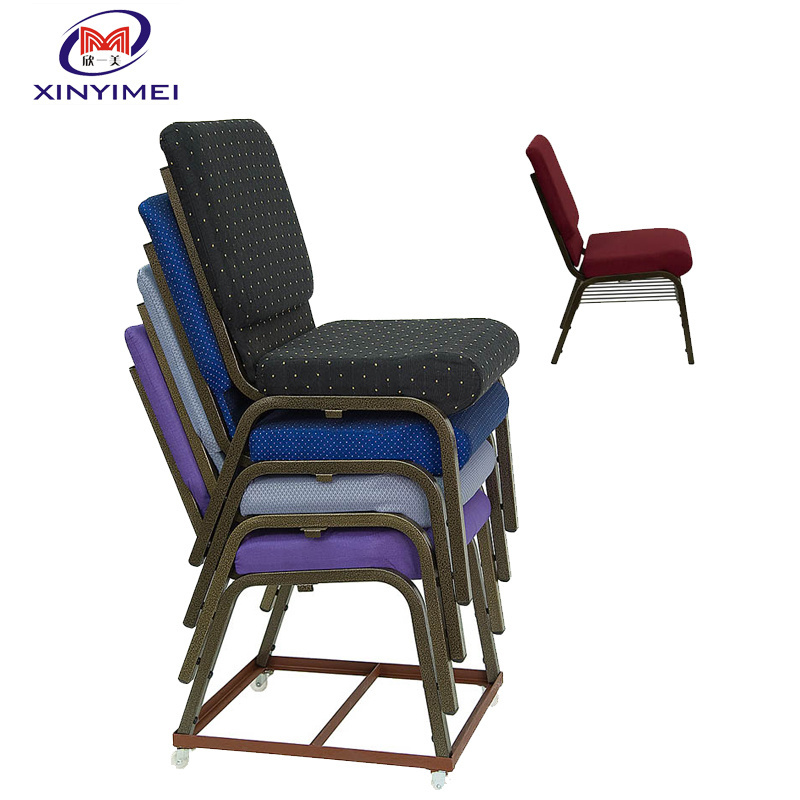 Church Chairs Metal Church Chair Used Chairs for Church for Pew New Wholesale Padded Blue Iron High Density Foam Modern Nokiac32