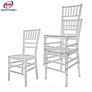 Silla Chiavari Chair Clear PC Wholesale Wedding Plastic Chair Dining Room Furniture Modern Hotel Chair Tiffany/ Resin China