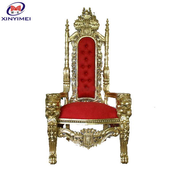 Hotel Furniture Royal Throne Chair for Wedding Antique Sino Perfect Furniture Wedding Luxury Traditional Furniture Trono