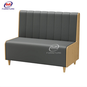 Wholesale coffee shop booth curve nightclub half circle wood restaurant booths design booth seating