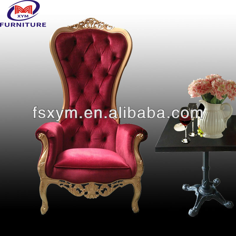 Comfortable high quality throne chair royal wedding chair