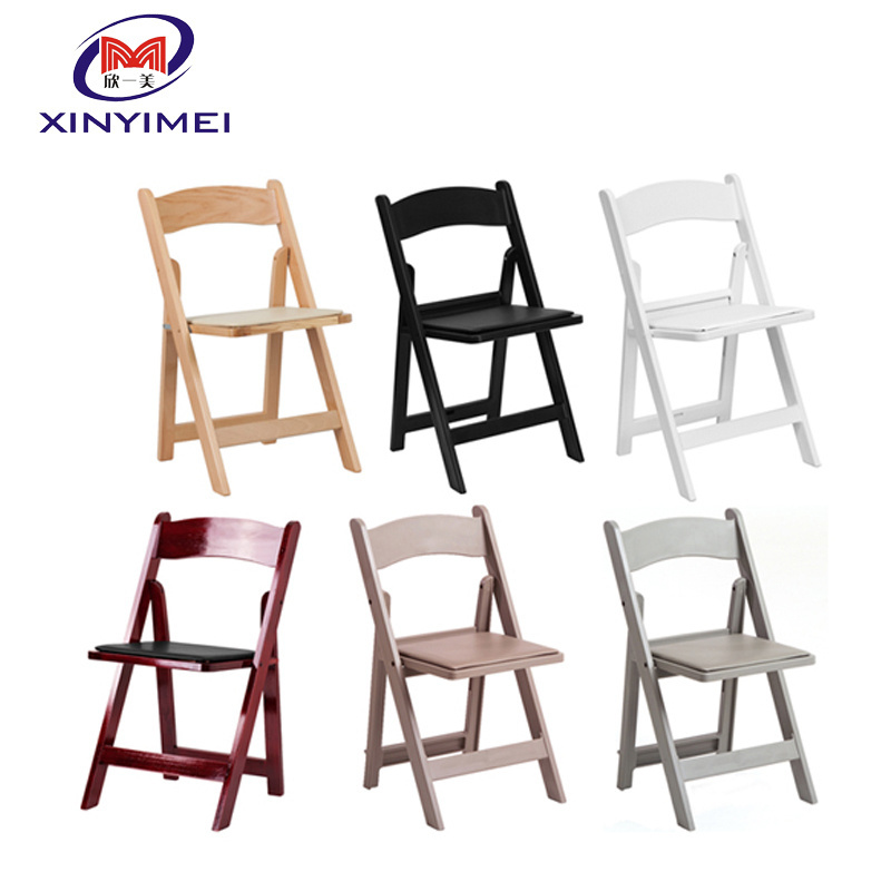 Factory Cheap wooden Wimbledon Chair  Folding Resin chair