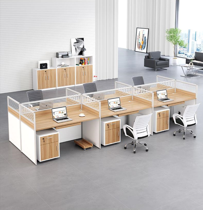 Wholesale Office Staff Table Sets Screen 1/2/4/6 Desks Staff Work Station Desk Office Furniture