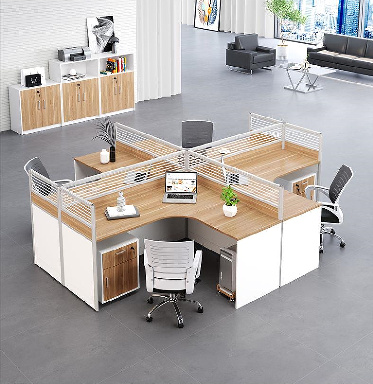 Wholesale Office Staff Table Sets Screen 1/2/4/6 Desks Staff Work Station Desk Office Furniture