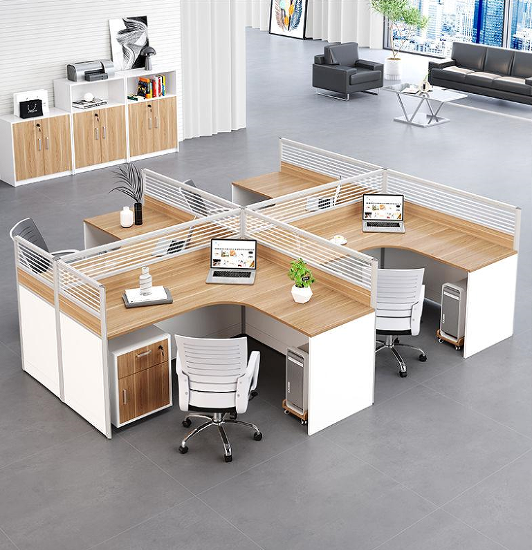 Wholesale Office Staff Table Sets Screen 1/2/4/6 Desks Staff Work Station Desk Office Furniture