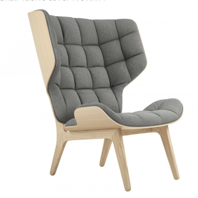 Modern lounge wood leisure accent Upholstered Living Room Mammoth chair