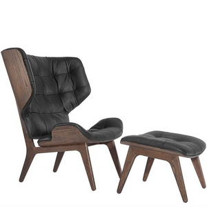 Modern lounge wood leisure accent Upholstered Living Room Mammoth chair