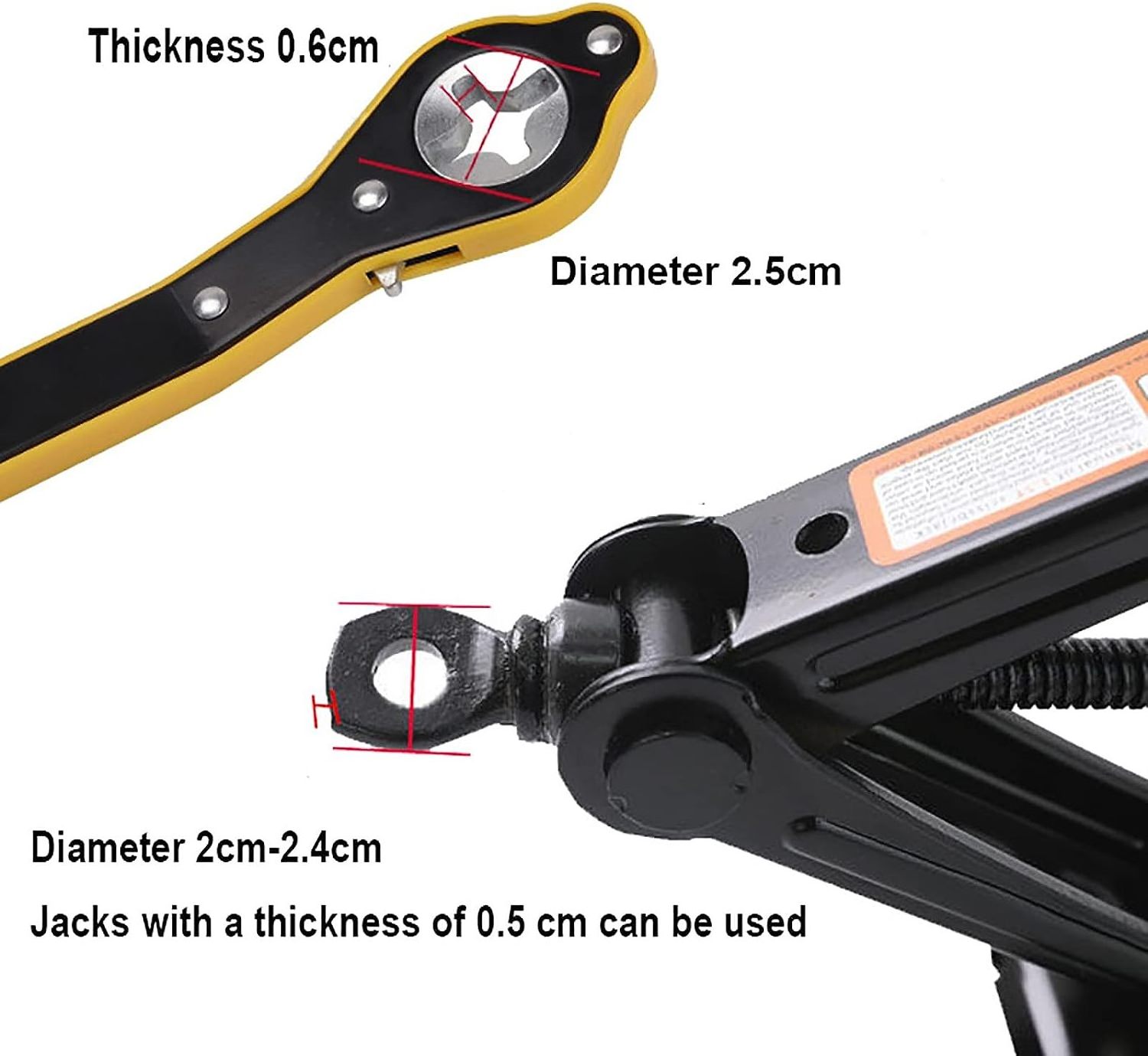 Auto Labor Saving Tire Wheel Lug Wrench Repair Tool Labor-saving Car Jack Ratchet Wrench