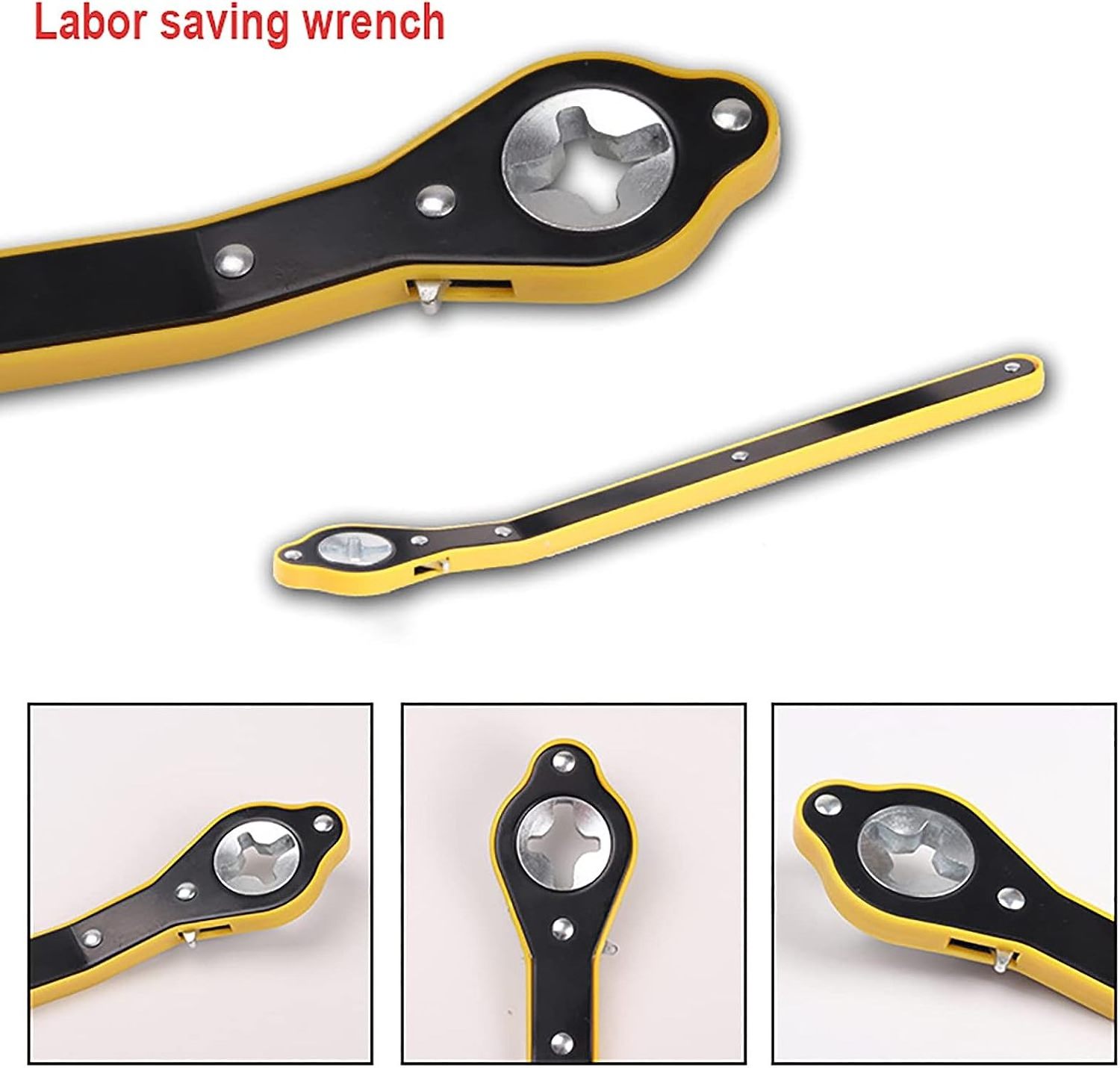 Auto Labor Saving Tire Wheel Lug Wrench Repair Tool Labor-saving Car Jack Ratchet Wrench