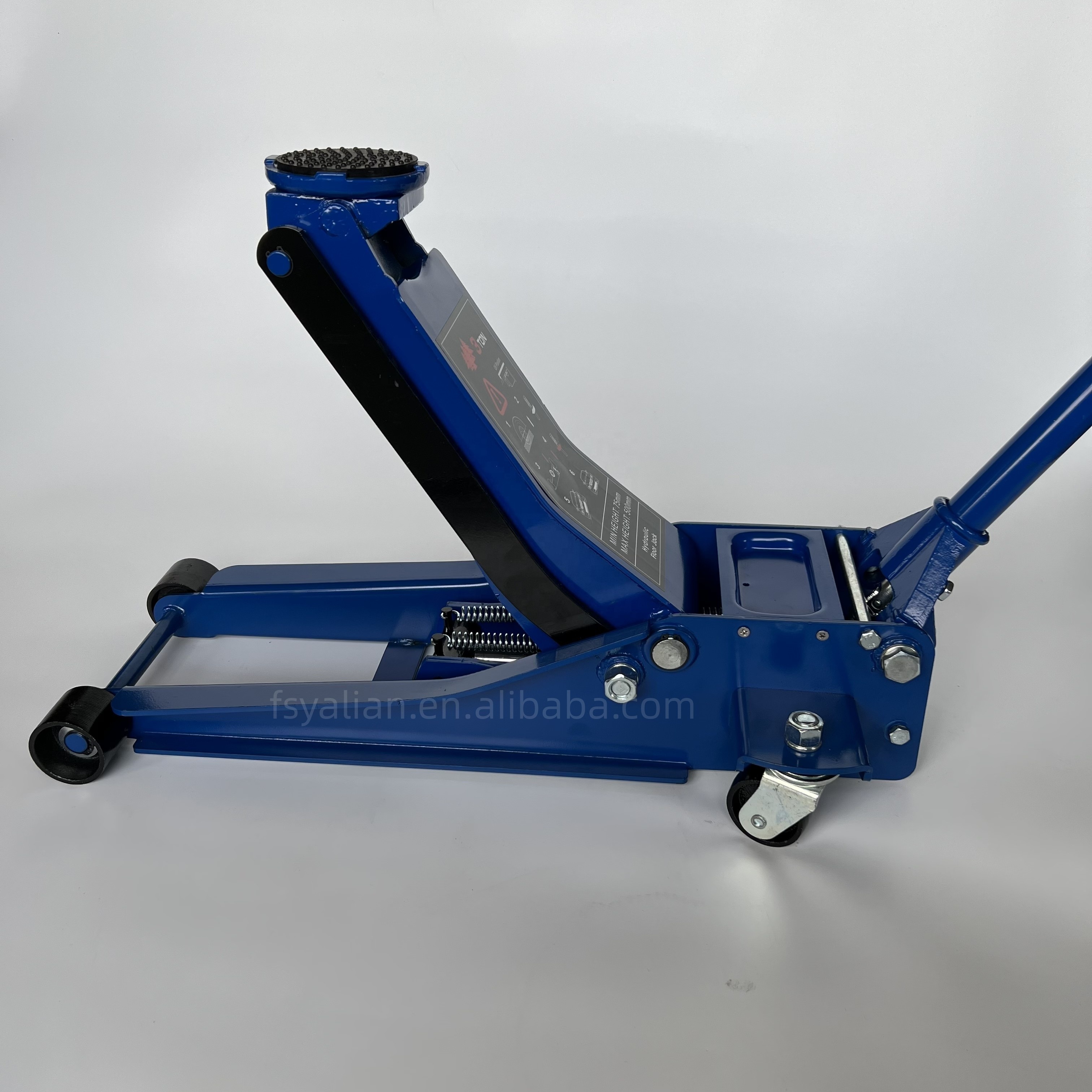 3T Double Pump Low Profile Hydraulic Floor Jack Car Repair Lifter