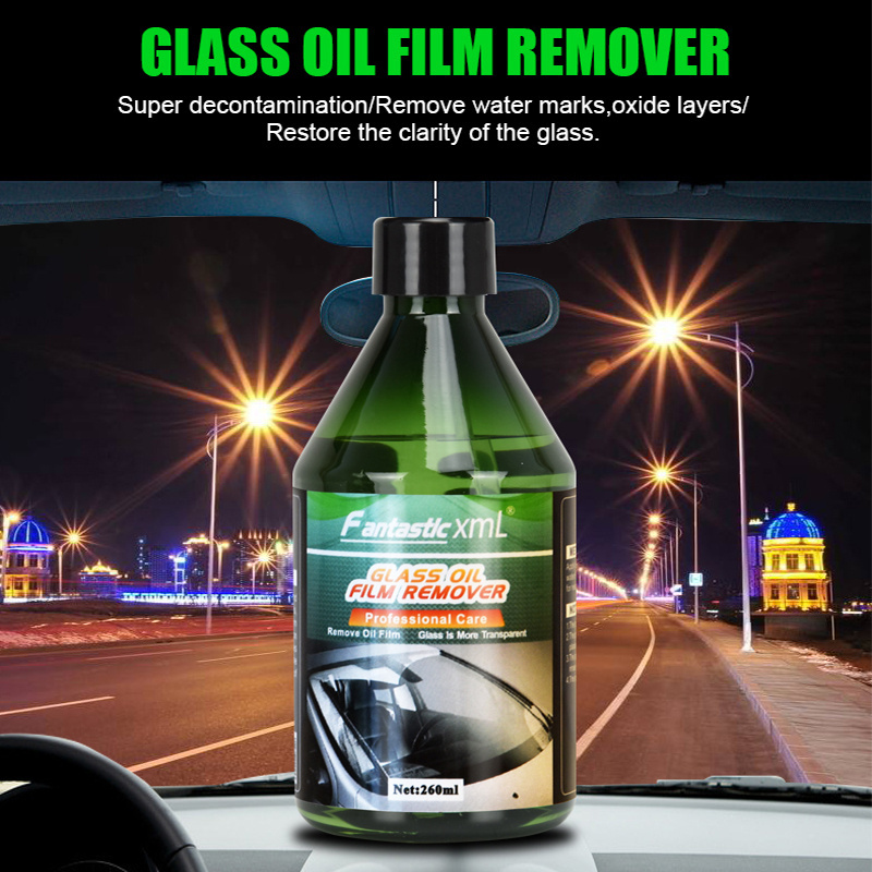 Waterproof oil film car windshield cleaning professional car glass surface cleaner