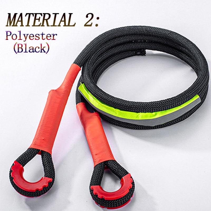 32T Heavy-Duty Tow Strap with Hooks, HD Truck Recovery Strap and ATV Tow Strap, Tow Rope for Vehicles