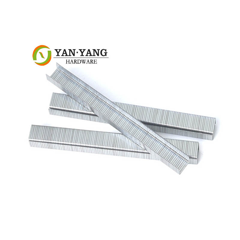 High Quality Industrial Wire Furniture nails stainless steel crown F nail staples