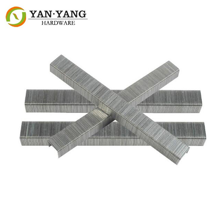 High Quality Industrial Wire Furniture nails stainless steel crown F nail staples