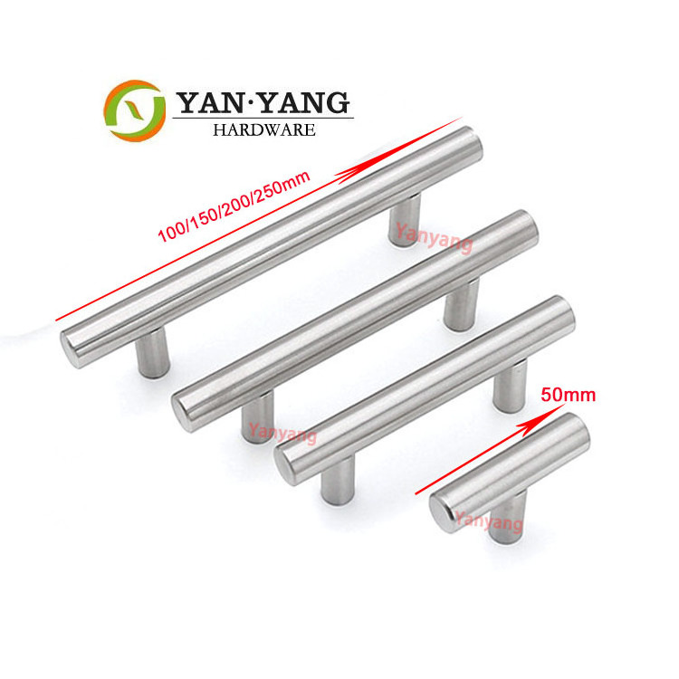 Yanyang Factory Sale Furniture Cabinet Handle Wardrobe Stainless Steel Drawer Handle knob