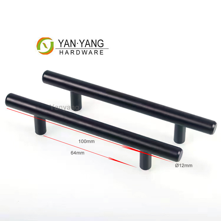 Yanyang Factory Sale Furniture Cabinet Handle Wardrobe Stainless Steel Drawer Handle knob