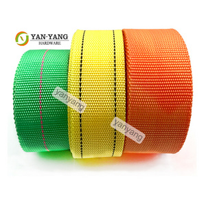 Yanyang customized 600D plain twill polypropylene furniture webbing strap 5cm woven PP webbing belt for luggage bags