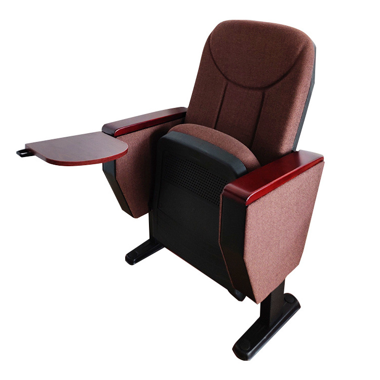 Good Quality Auditorium Chair Cinema Chair Used Folding Theater Seat With Writing Pad (YA-L04D)