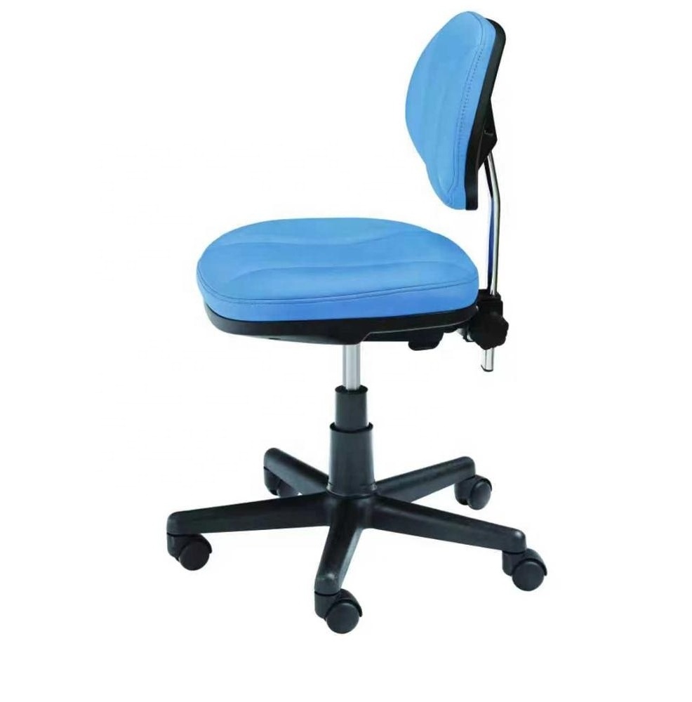 Dental Saddle Doctor Seat Chair Deluxe Dentist Stool With Armrest Pu Leather