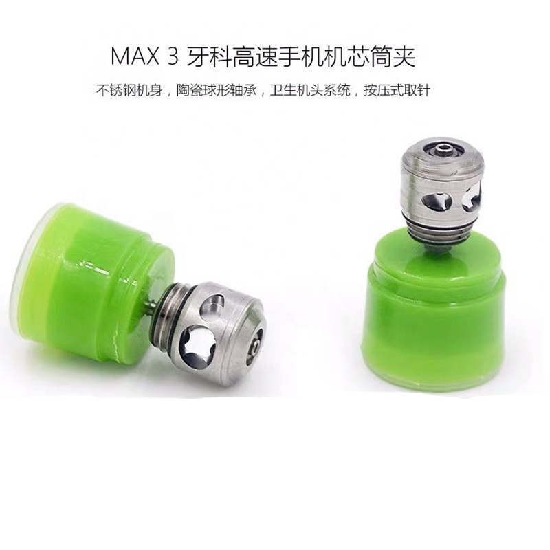 Dental Handpiece Cartridge for PANA MAX2 Air Turbine Push Ceramic/ Air Rotor Dental