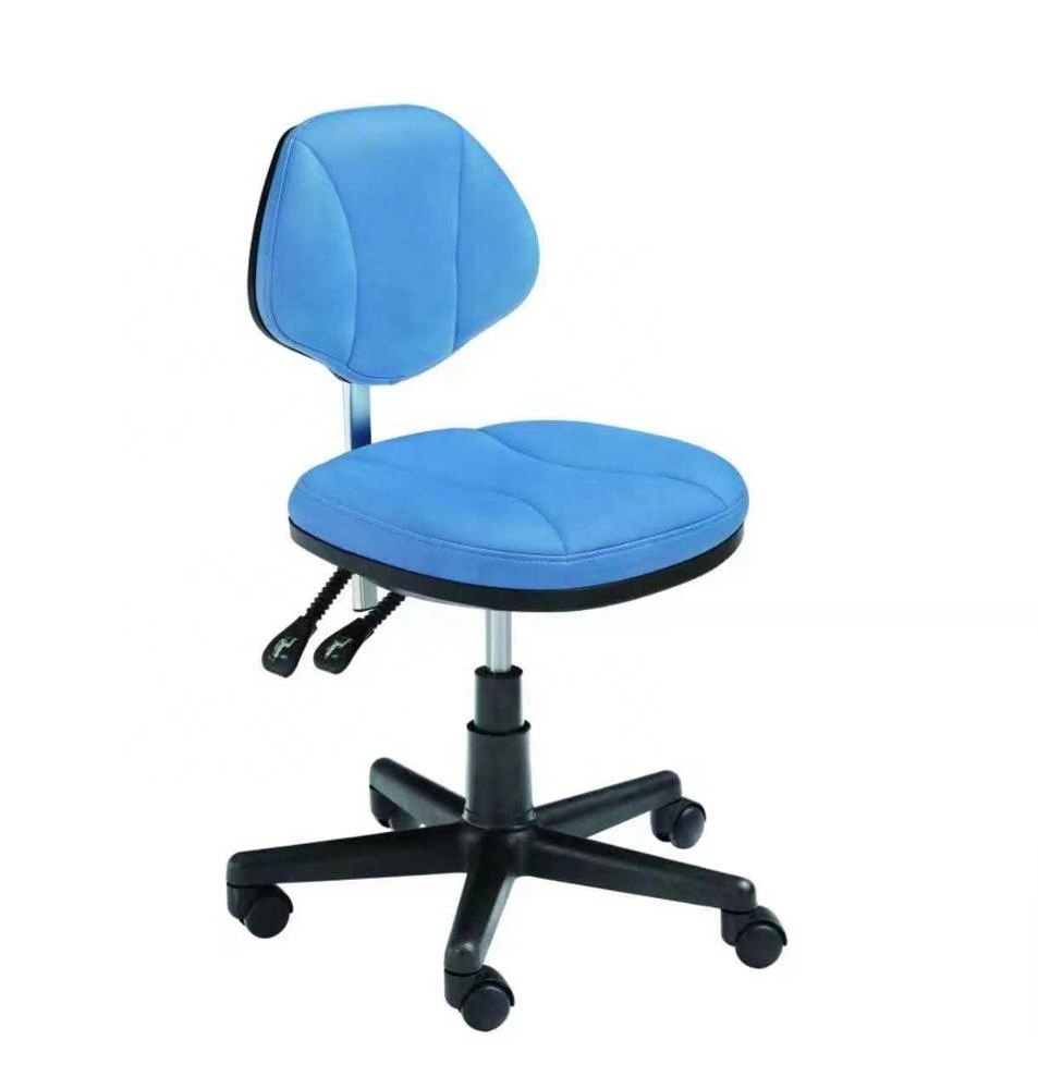 Dental Saddle Doctor Seat Chair Deluxe Dentist Stool With Armrest Pu Leather