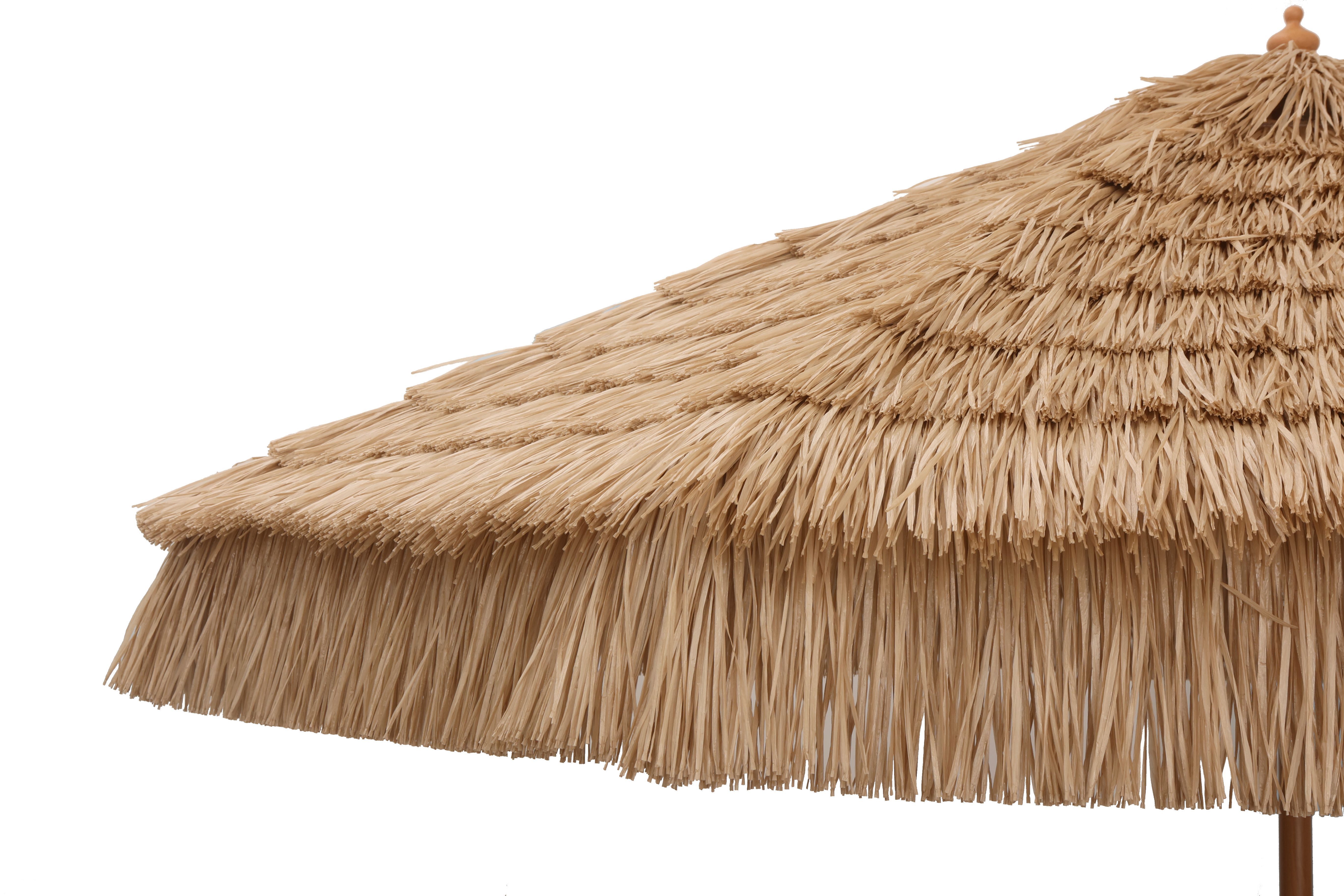 Factory direct sales of thatched beach umbrellas, furniture, sunshade umbrellas, plastic thatched synthetic courtyard umbrellas